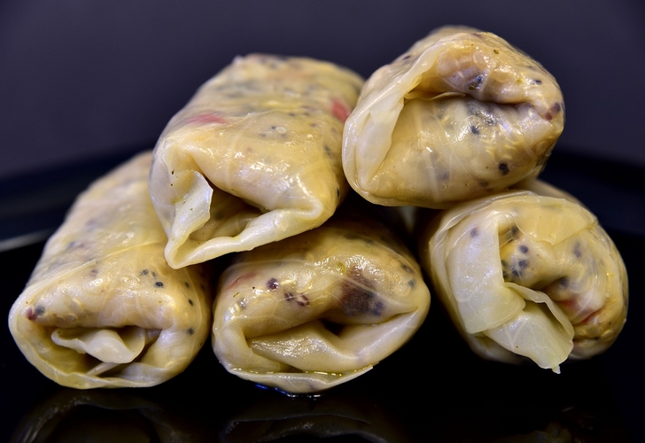 Fagotti di cavolo e fagioli